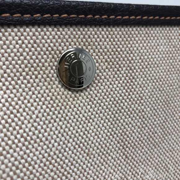 HERMES Garden Party Canvas Beige - Picture 11 of 16